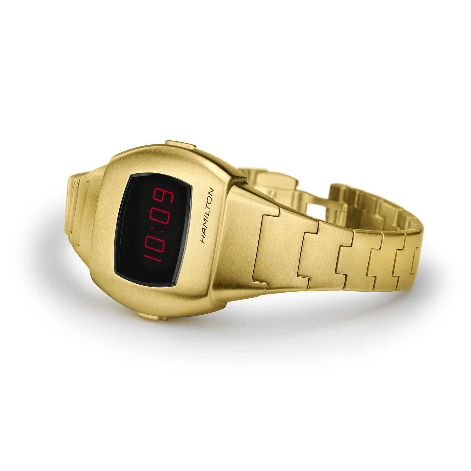 Hamilton H52314130 мужские часы застежка крупным планом